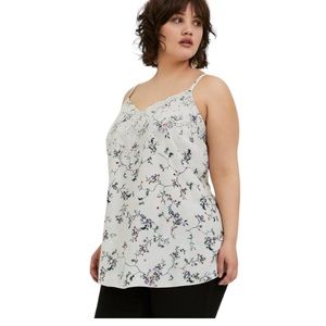 Torrid Sophie Eyelet Swing Cami Size 2 NWT